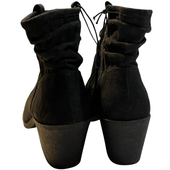 Arizona Jean Co. Faux Suede Slouch Ankle Booties Women's Size 9.5 NWOT Casual - Picture 3 of 8